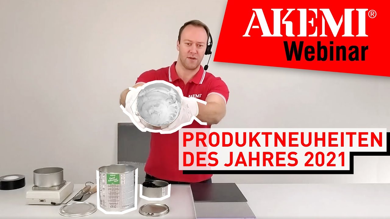 Innovationen 2021 - Webinar: Kleber für den Leichtbau - schneller Schutz - Neuheit bei Polymerfugen