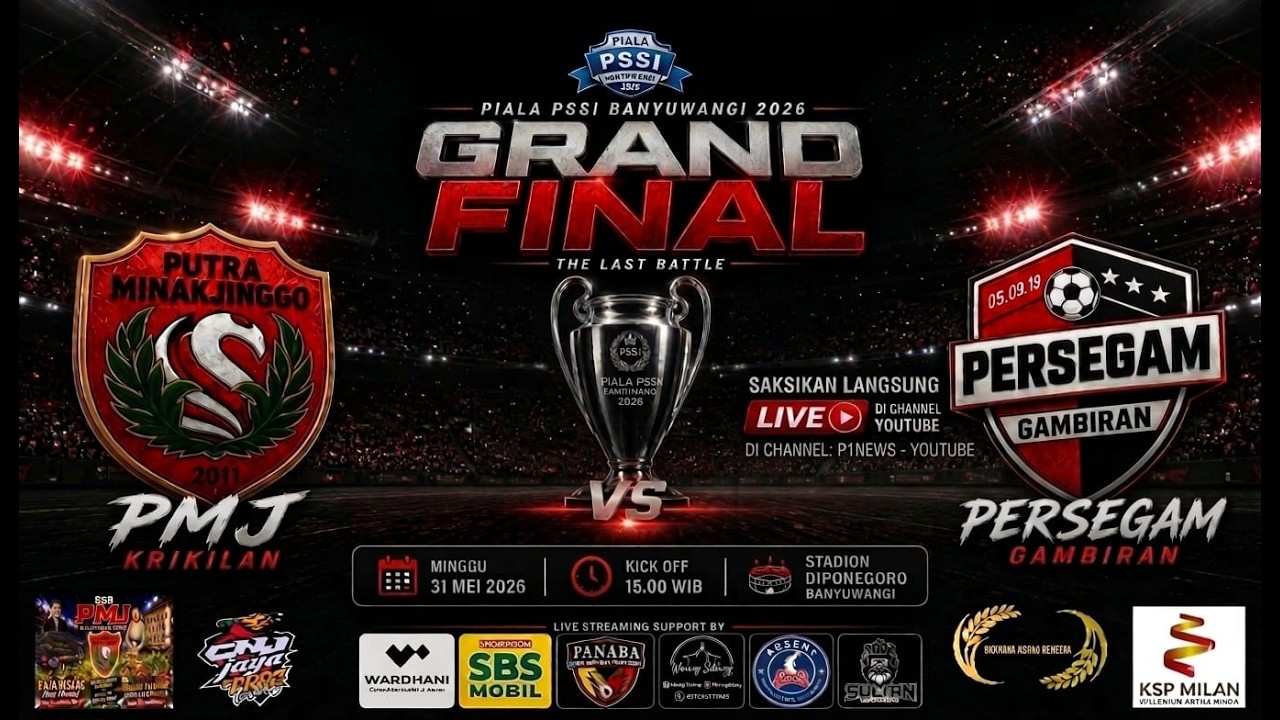 LIVE PERSEGAM FC VS PMJ FC 