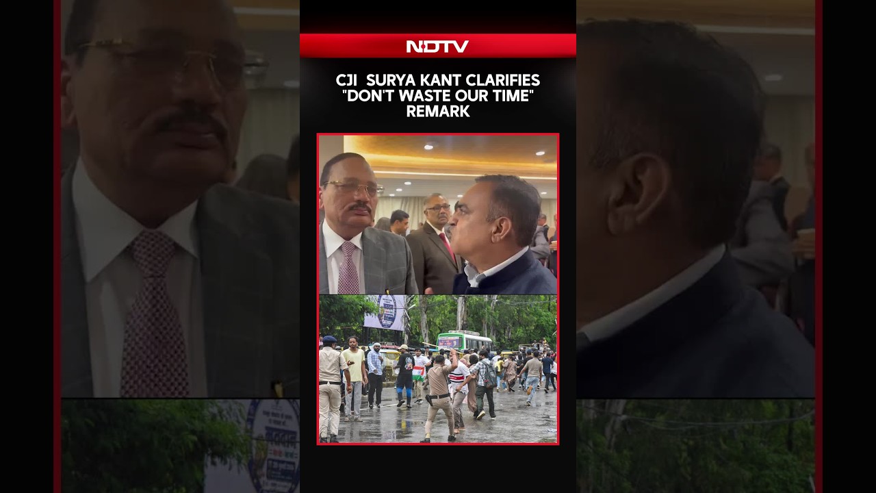 NDTV Exclusive: CJI Surya Kant Clarifies 'Don't Waste Our Time' Remark | NEET Protest