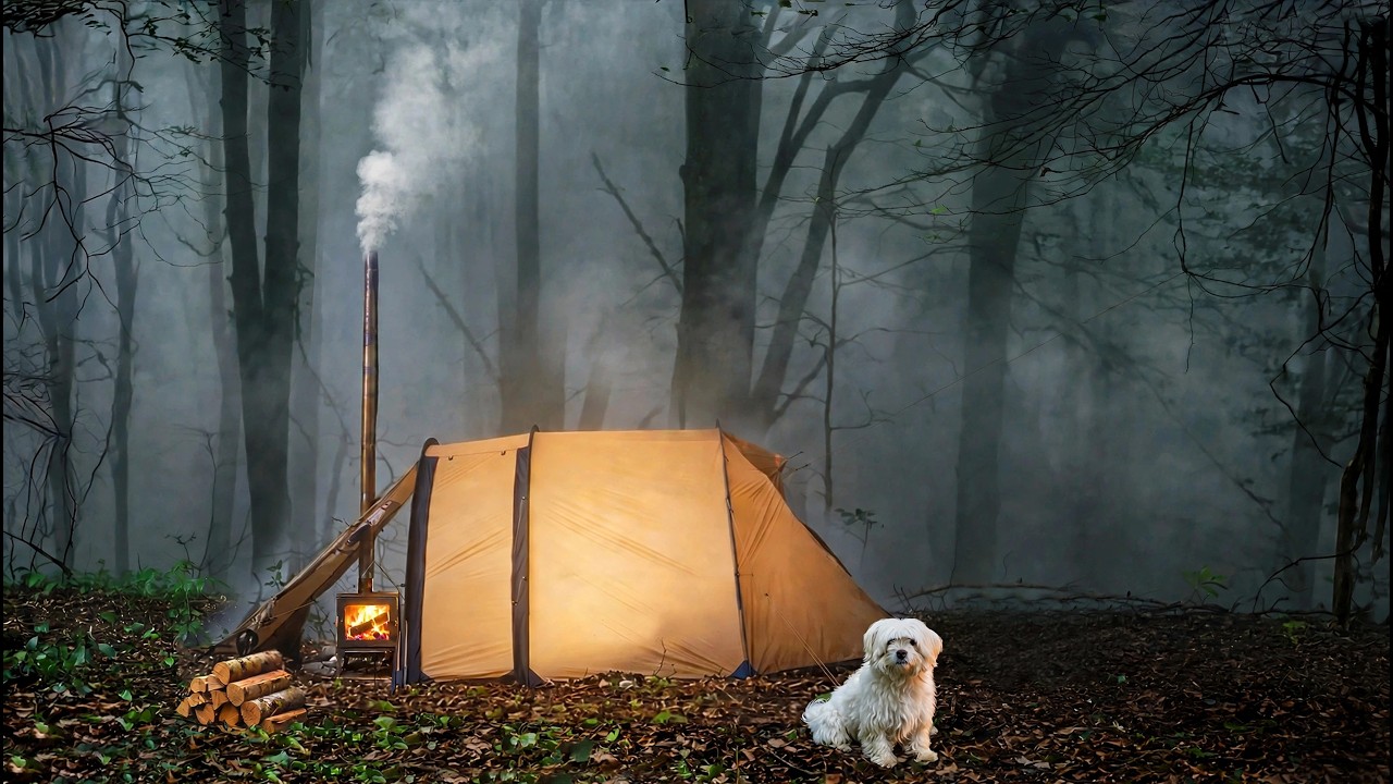 24 Hours Camping in the Clouds with My Dog ...