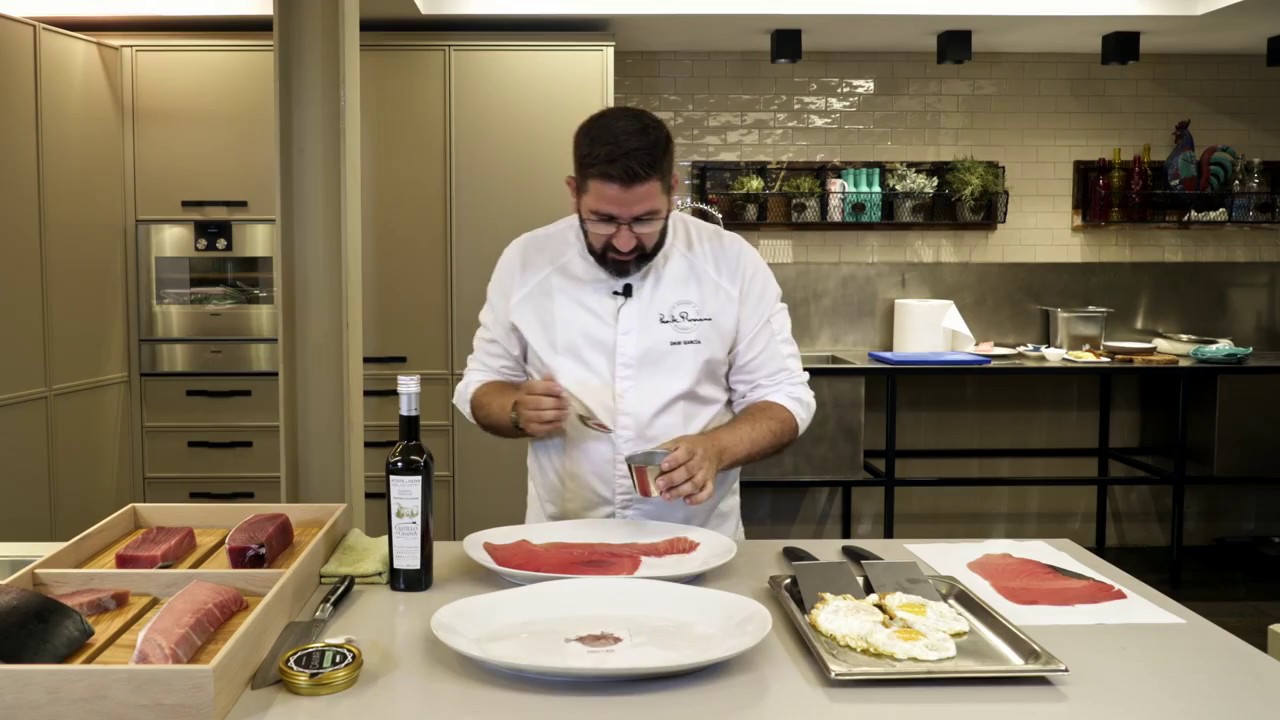 Carpaccio de chulet&oacute;n de at&uacute;n rojo