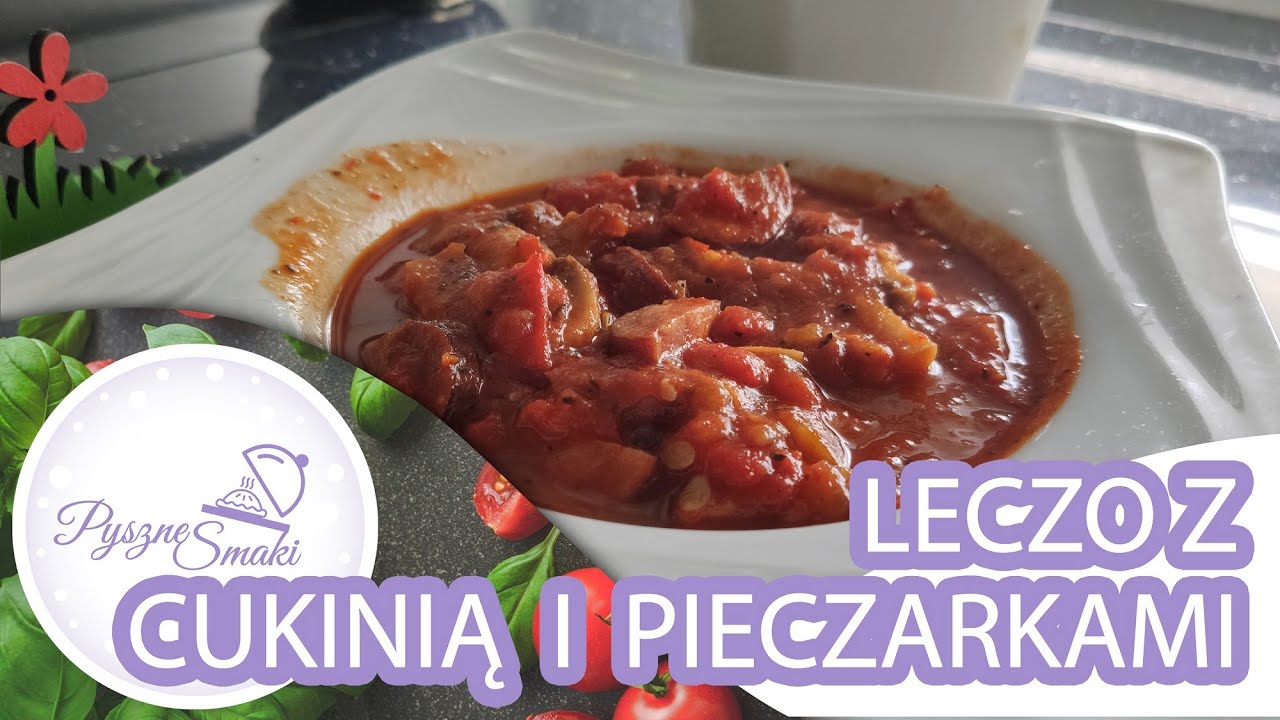 Przepis na leczo z cukini z kiełbasą papryką i pieczarkami