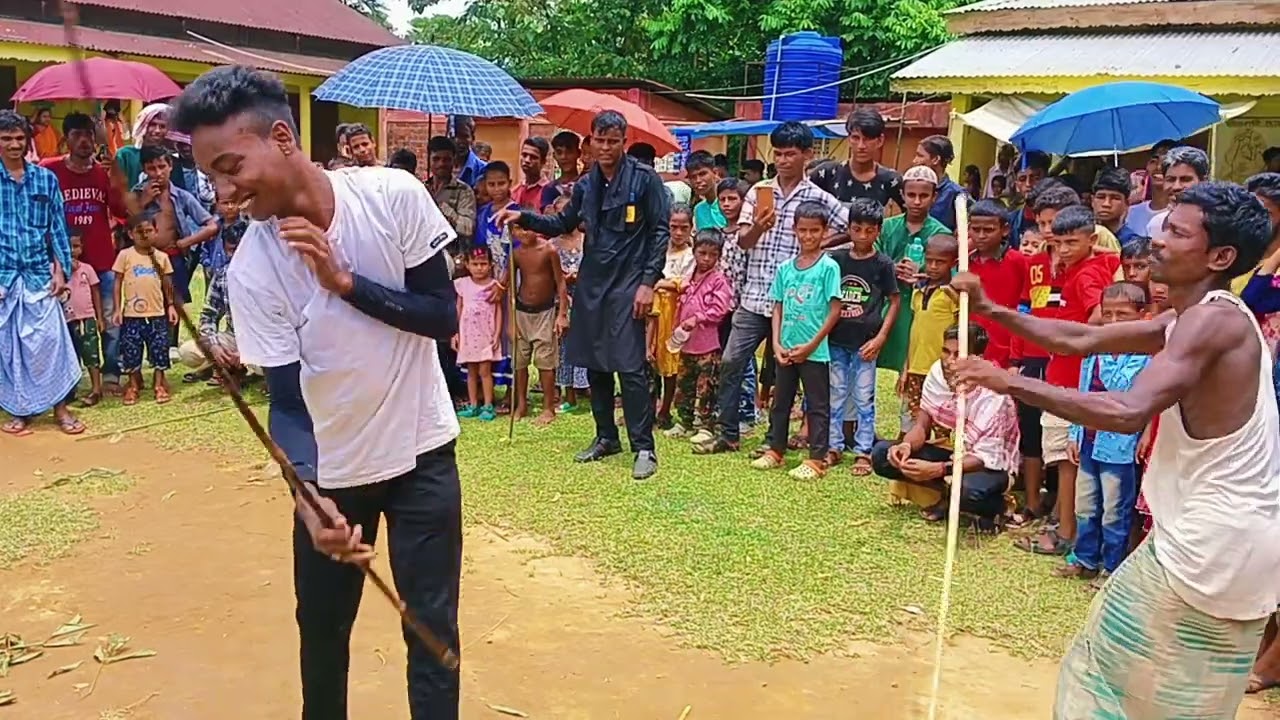 কি সুন্দর লাঠি খেলা দেখুন , Mazumder YouTube channel subscribe me please 👏👏👏