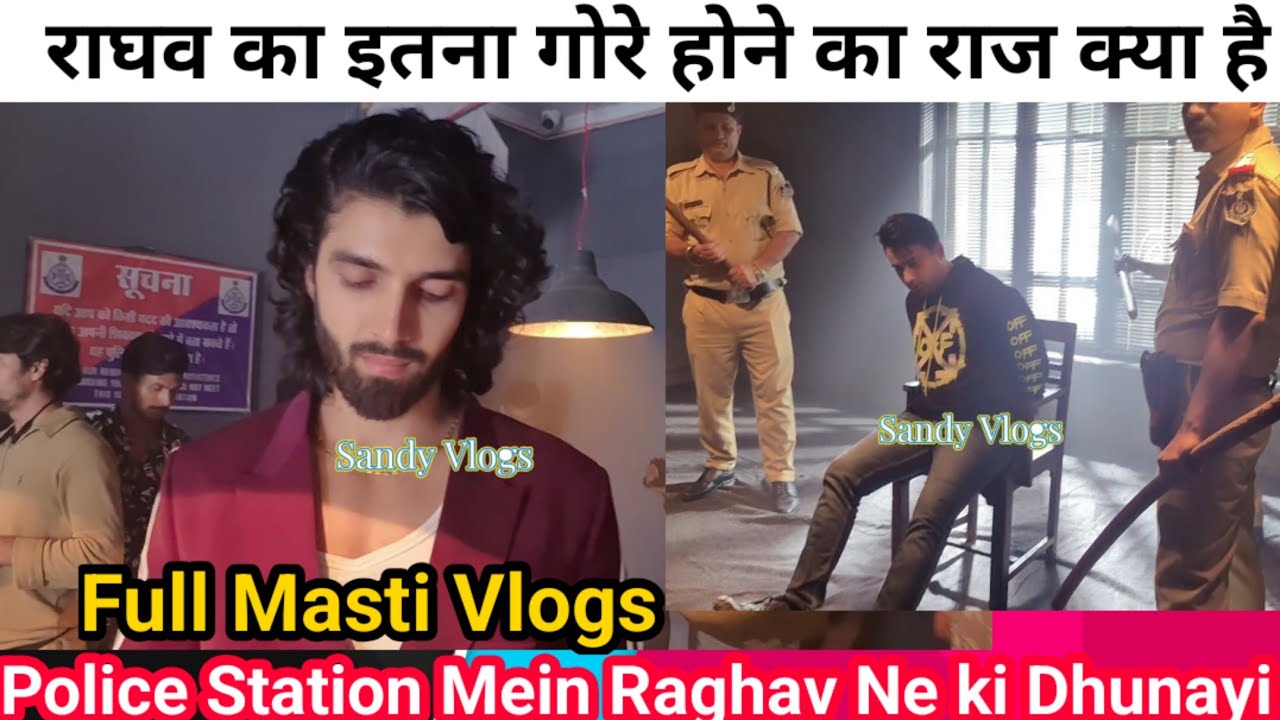 Jaane Anjaane Hum Mile || Raghav Se Pucha Gore Hone Ka Raaz 😜 Police Station BTS Full Dhamaka