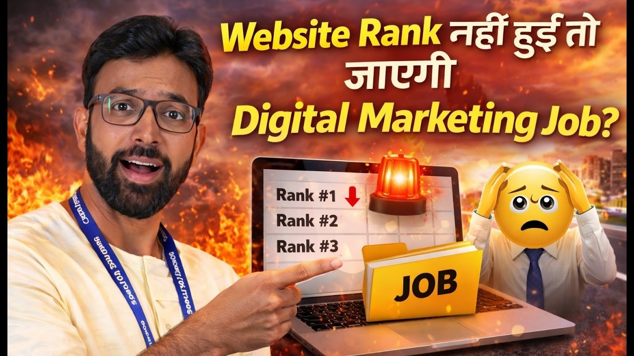Digital Marketing Job in Danger If Website Doesn’t Rank!