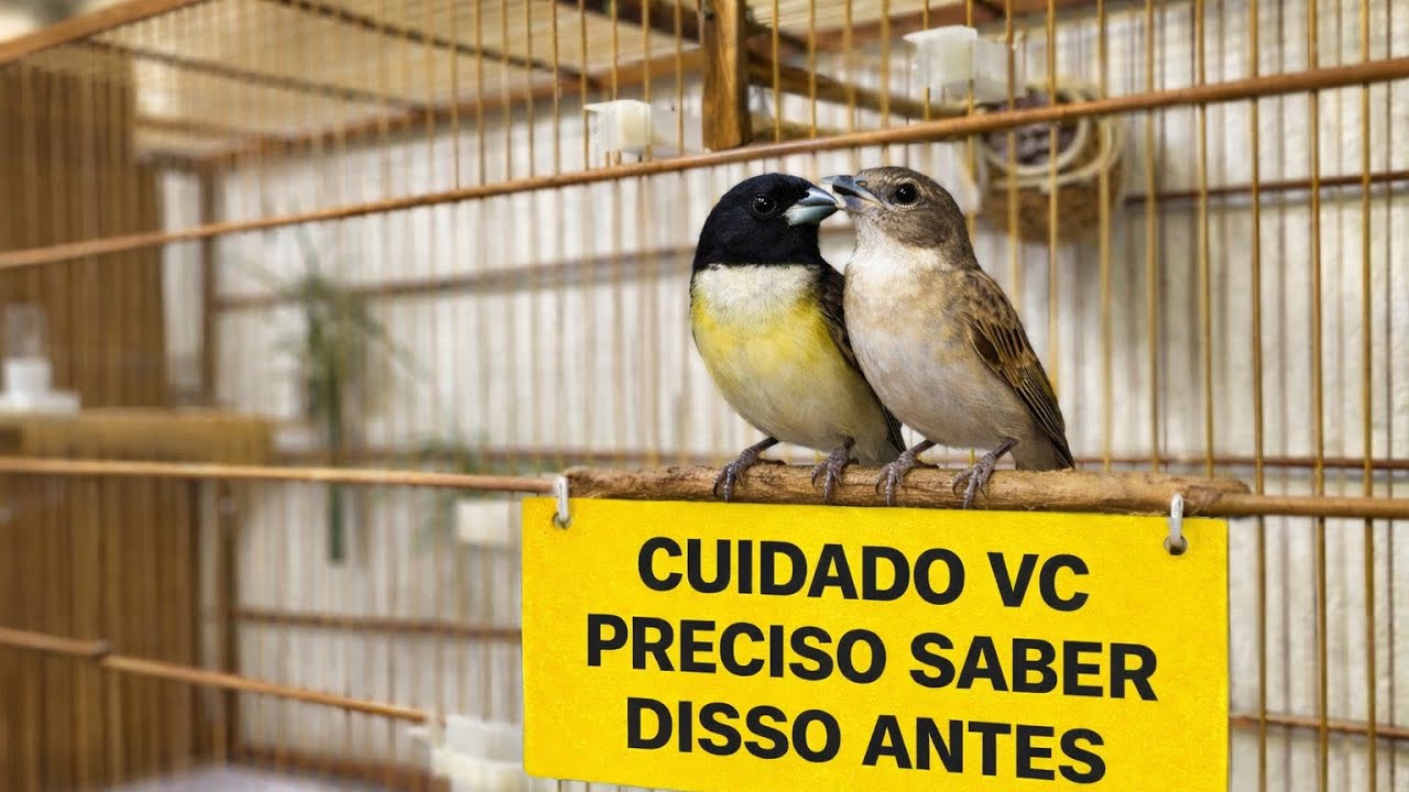 Você Deveria SABER DISSO Antes de juntar Seu casal de Papa capim na mesma GAIOLA 