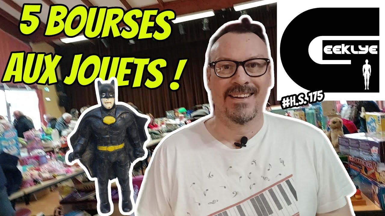 Geeklye 5 Bourses aux Jouets LIVE : Jouets Vintages, disque 45tours, 33 tours, BD et autre surprise