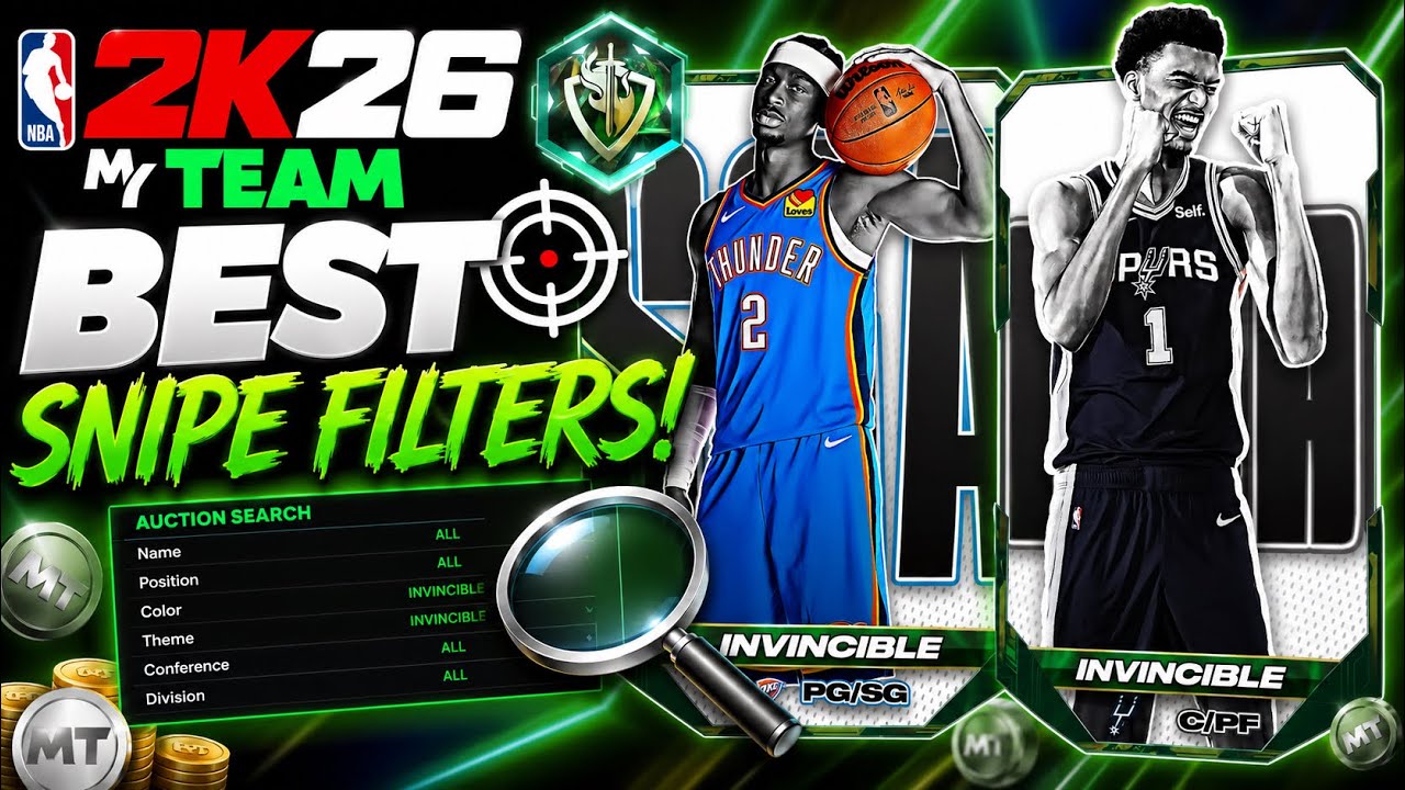ЛУЧШИЕ ФИЛЬТРЫ ДЛЯ СНАЙПИНГА В NBA 2k26 MYTEAM!