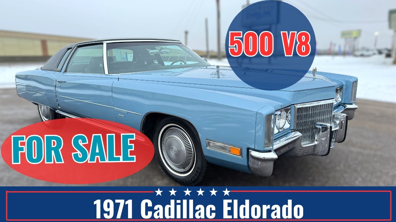 1971 Cadillac Eldorado    LOW MILES  ** FOR SALE **  #usa #cadillac #classiccars