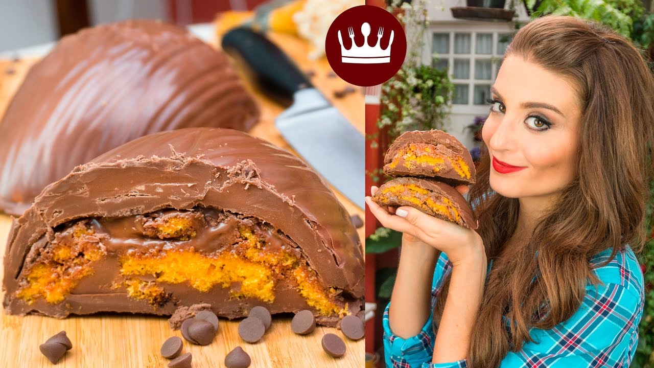 OVO DE CORTE: BOLO DE CENOURA COM BRIGADEIRO (de pedaço) | Páscoa | Cozinha do Bom Gosto: Gabi Rossi