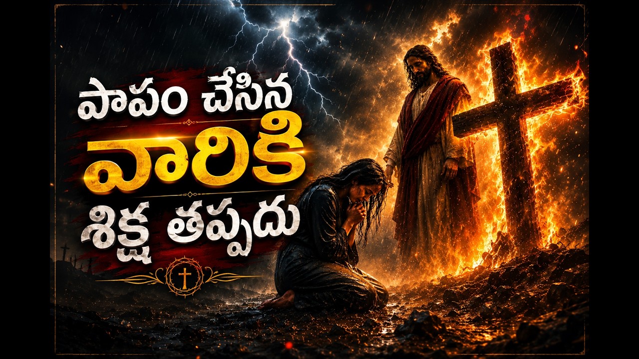 పాపం చేసిన వారికి శిక్ష తప్పదు | Telugu Jesus Warning Song | Repentance Christian Song