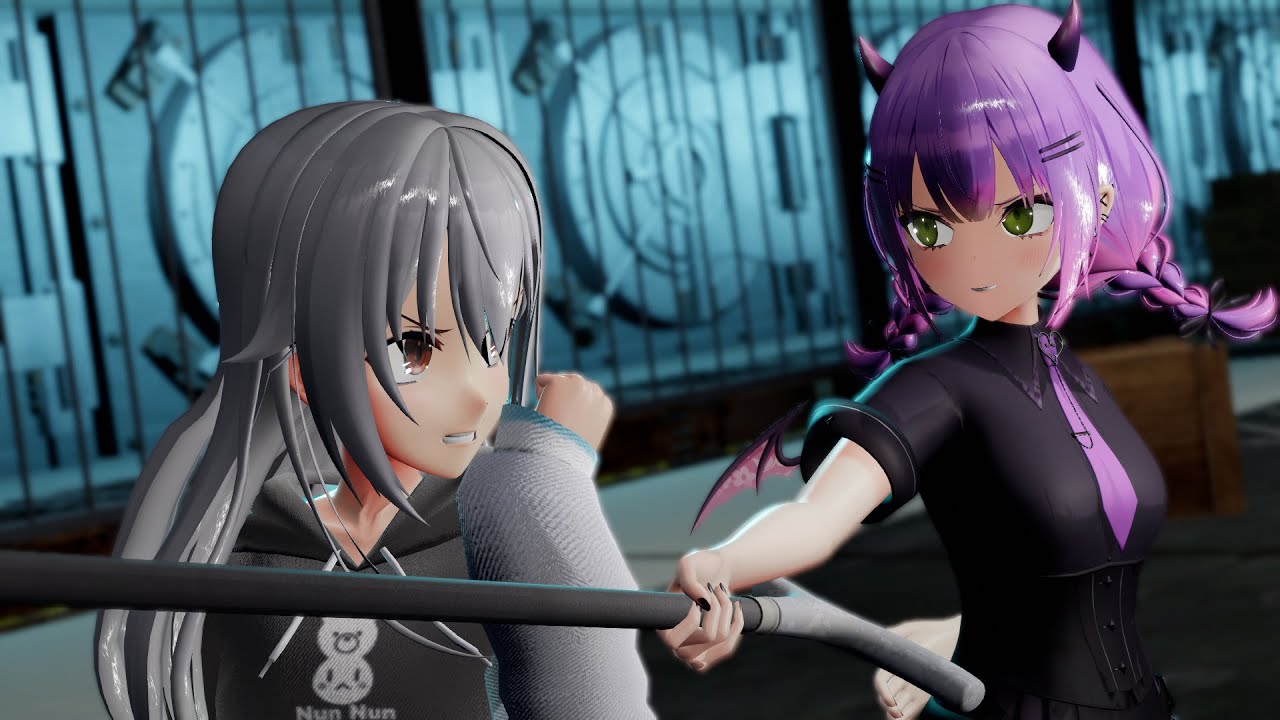 Tokino Sora vs Tokoyami Towa BOSS FIGHT【Hololive Animation】