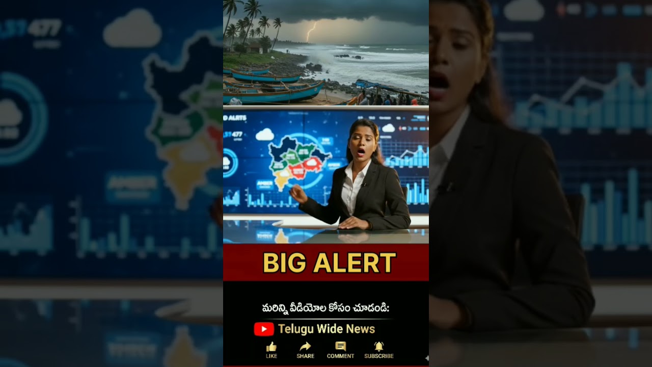 ​🚨 Flash Flood Alert! Heavy Rain Warning for Tirupati, Kadapa & Nellore | AP Weather Update