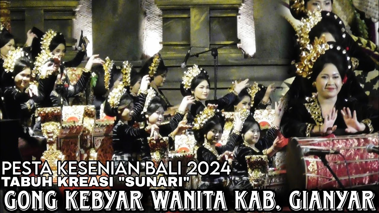 Pesta Kesenian Bali PKB 2024 | Parade Gong Kebyar Wanita Duta Kabupaten Gianyar