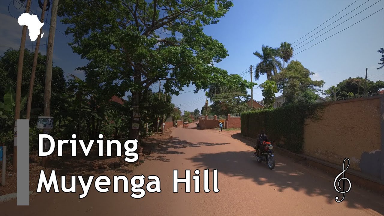 1:00 PM ⛅ Sunny Afternoon drive around Muyenga Hill, a Kampala City Surburb 🚙 in 4KUHD with Lo-Fi 🎶