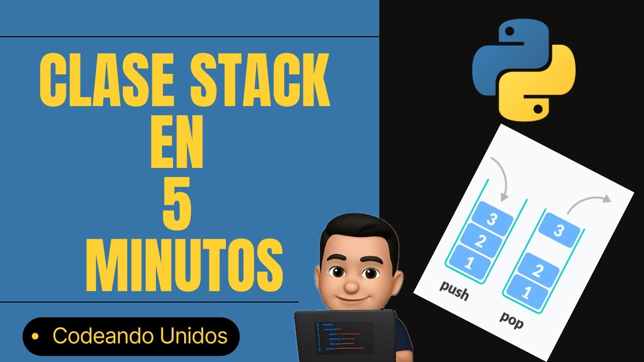 Stacks en Python | Implementación desde CERO (push, pop, peek)