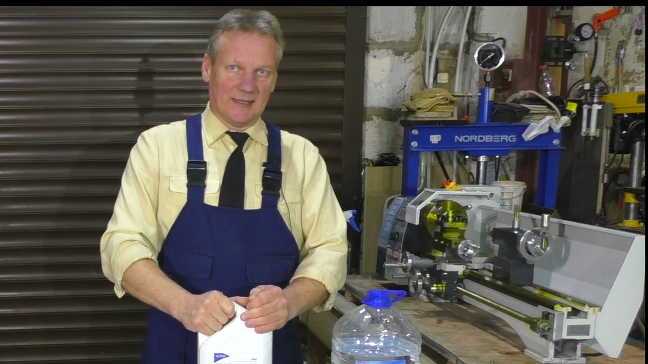 Готовим СОЖ для токарного станка #cutting fluid #切削液