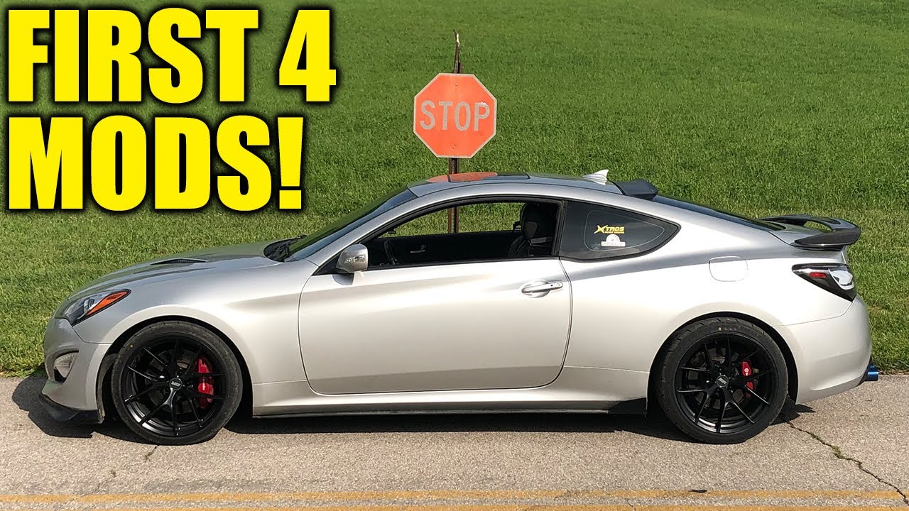 Genesis Coupe Лучшие первые модификации!
