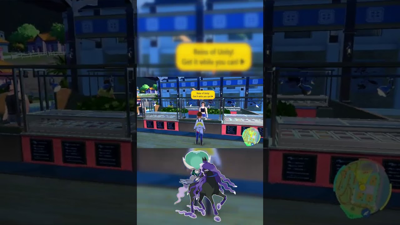 HOW TO GET SHADOW RIDER CALYREX IN POKEMON SCARLET AND VIOLET #shorts