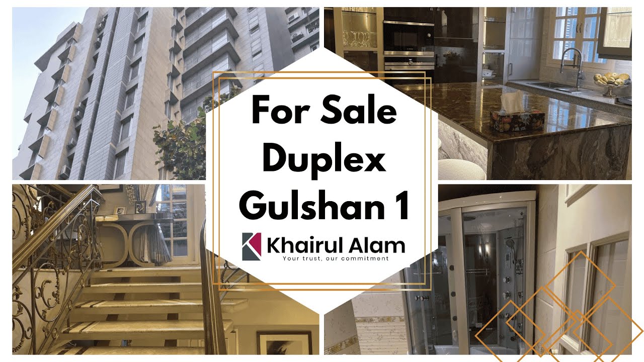 FULL-FURNISHED LUXURY DUPLEX APARTMENT FOR SALE AT GULSHAN 1 DHAKA. 📞 +880 17 1138 8753