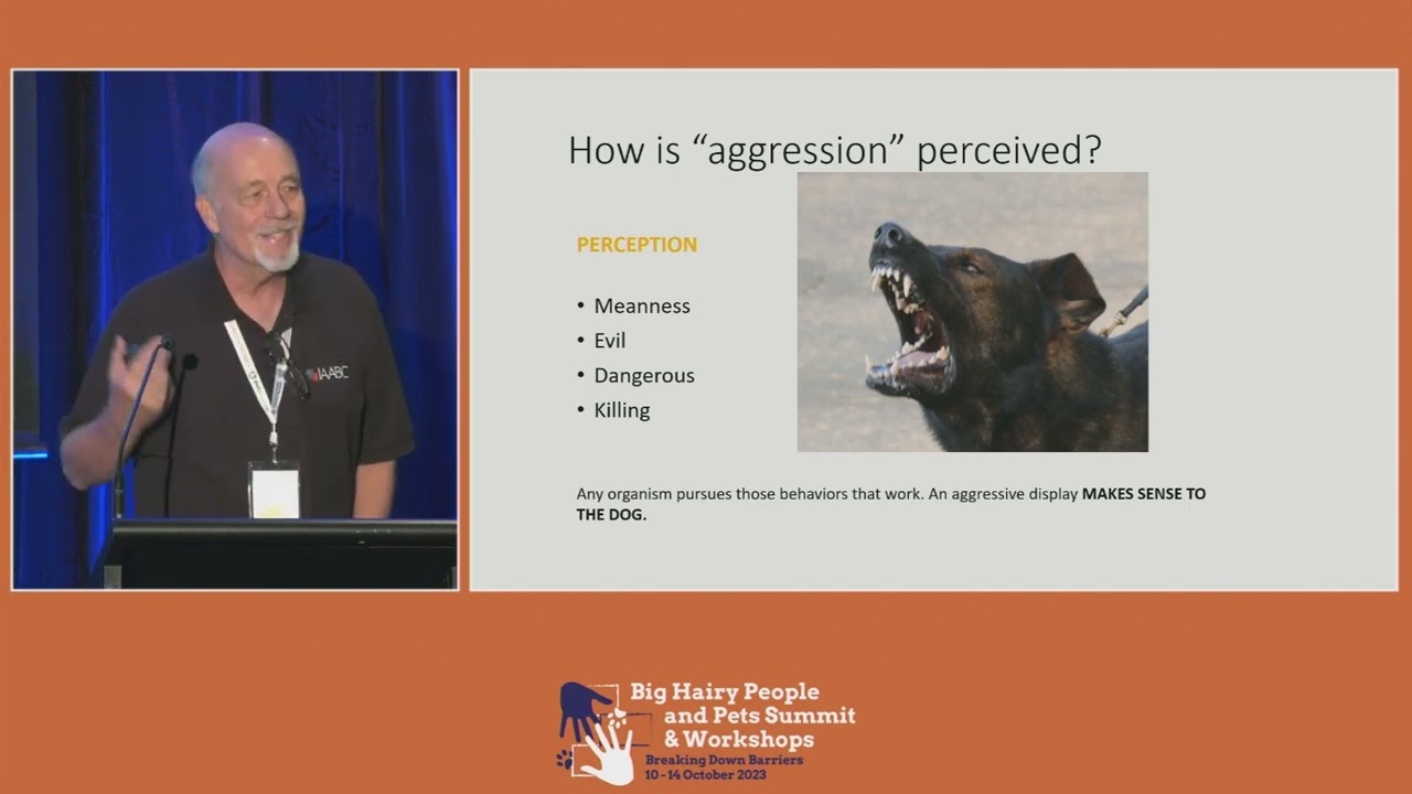 Jim Crosby - What is, and isn't, aggression in domestic dogs