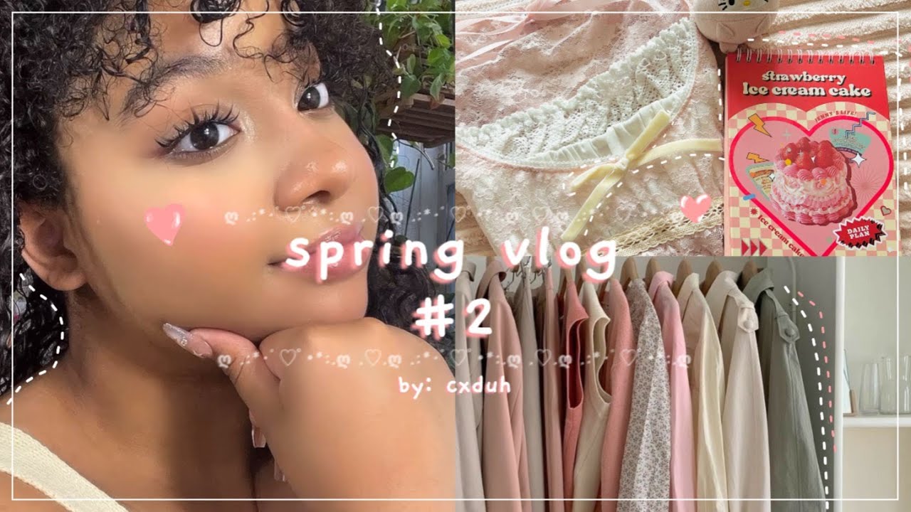 👗 | spring vlog #2 + yesstyle haul - trending outfits - casual and date wear 🌸