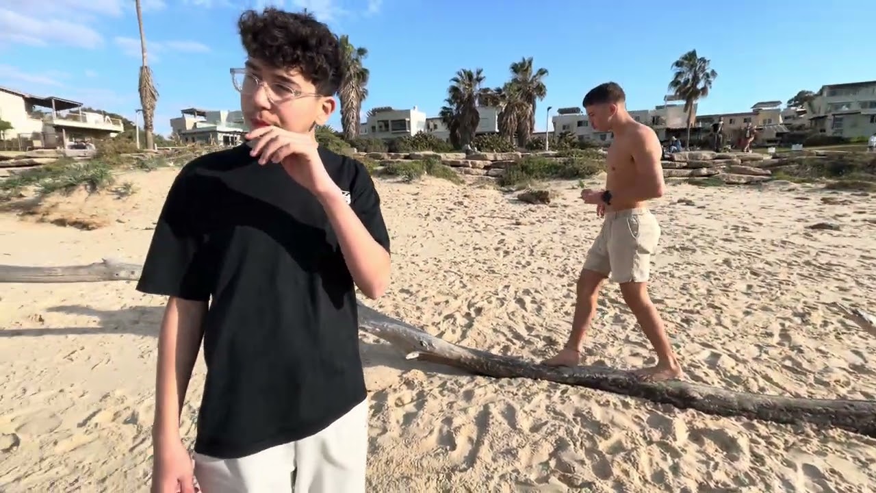 Guy Tries walking a log