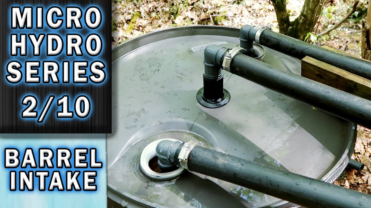 Intake Barrel for Silt Catchment Micro Hydro 2/10