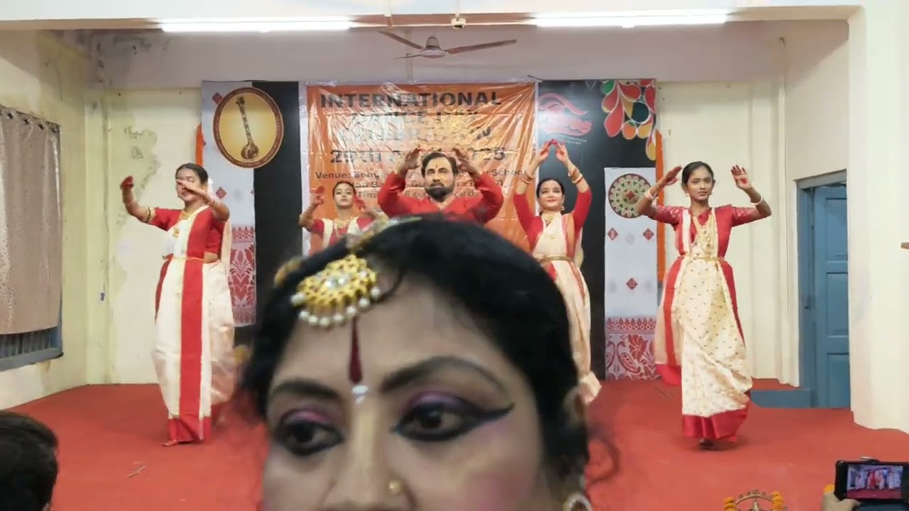International dance day celebration 29th April 2025 under the guidance of her guru.