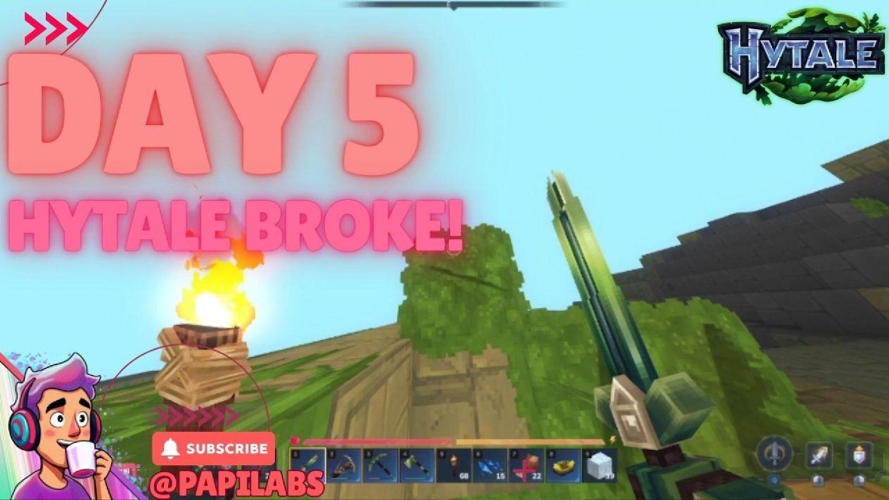 Hytale Broke on Day 5 - Hytale Survival Mode