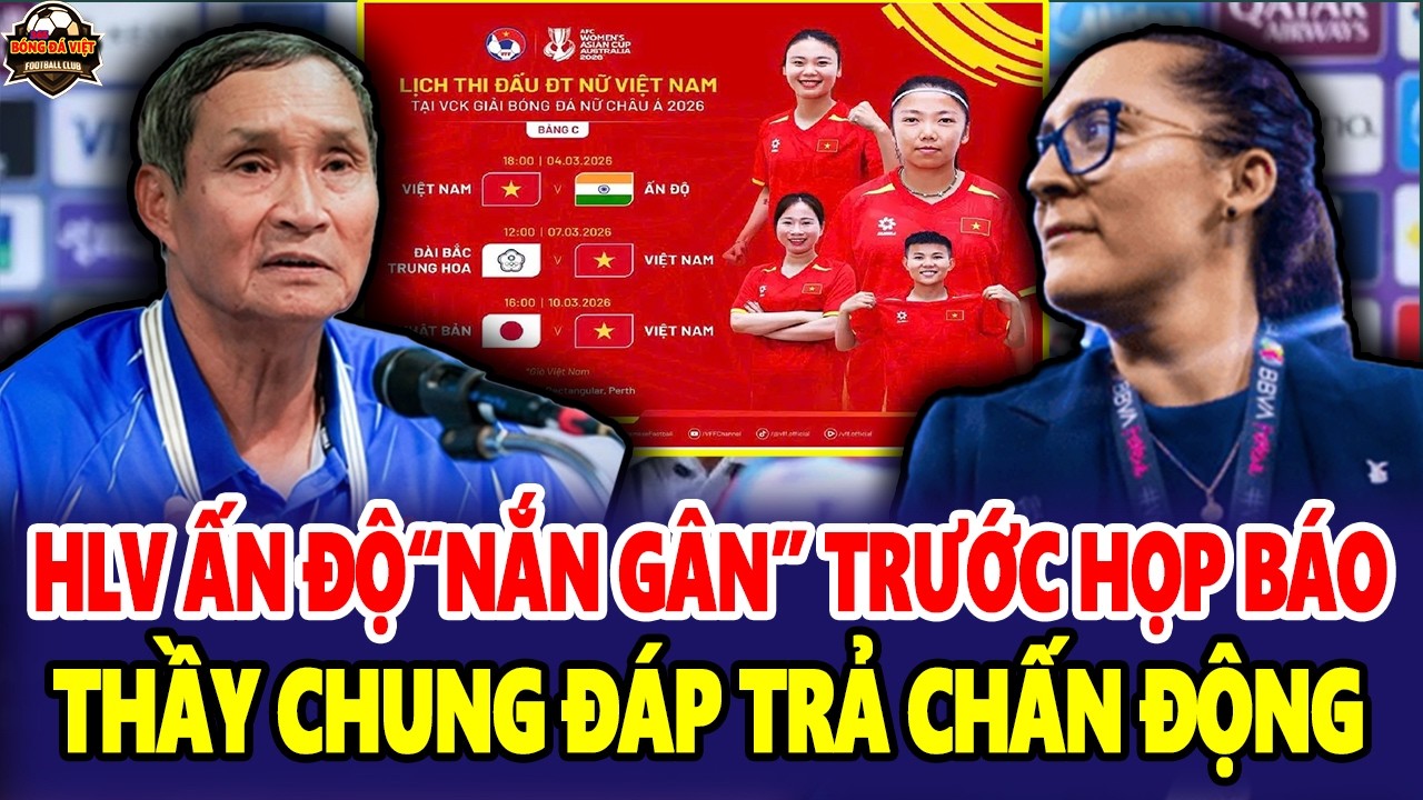 🔴 Họp Báo: HLV Ấn Độ “Nắn Gân” Trước Trận “Sinh Tử”. HLV Mai Đức Chung Đáp Trả Chấn Động .