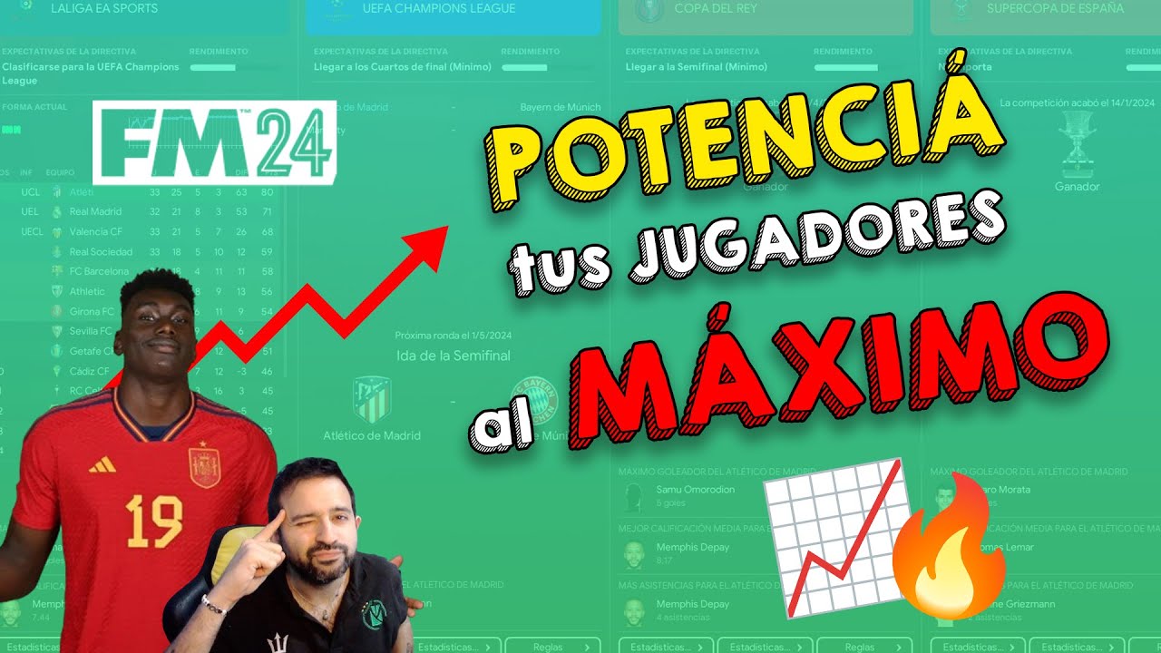 🧠 DESARROLLÁ JUVENILES Y POTENCIÁ TUS JUGADORES AL MÁXIMO 👶 GUÍA CON MIS RESULTADOS 🏋️‍♂️ FM24
