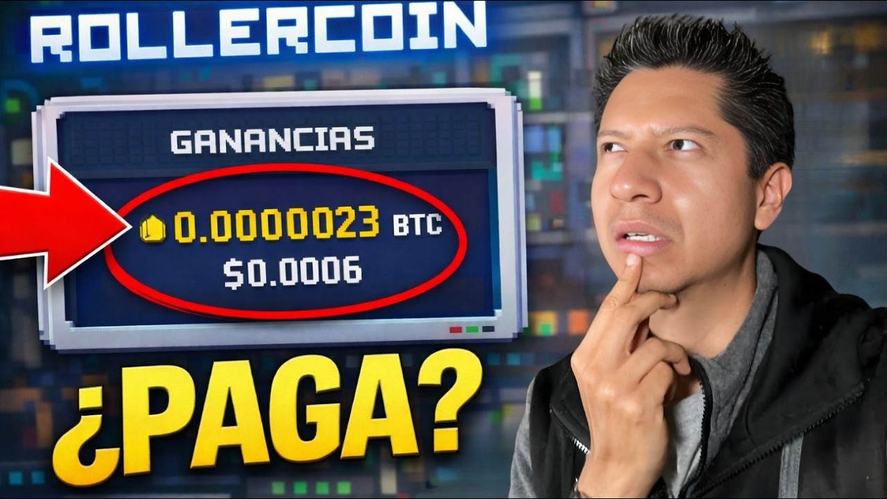 Rollercoin! Aprende minando, juega y gana divirtiéndote!