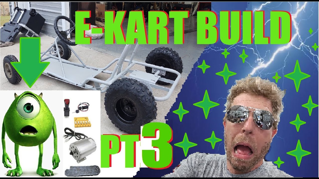 Episode 3 E-kart Build on Vintage Go-kart Frame
