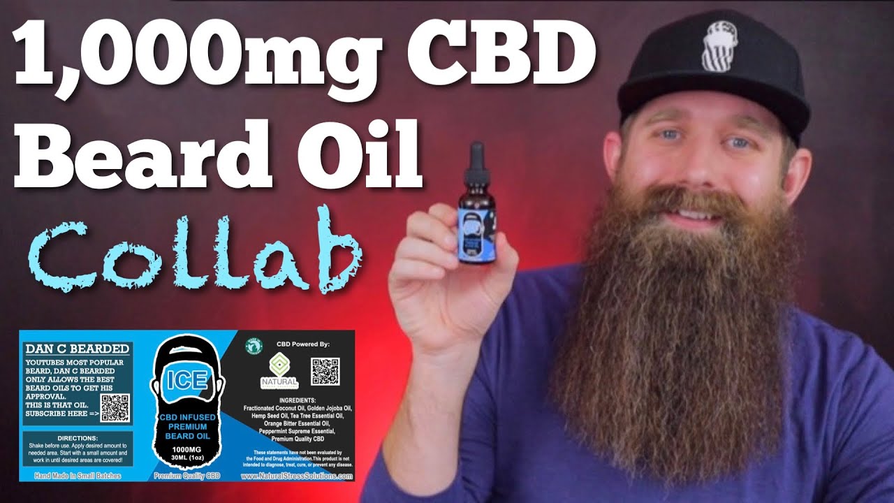 CBD Beard Oil COLLAB - 1,000 mg!