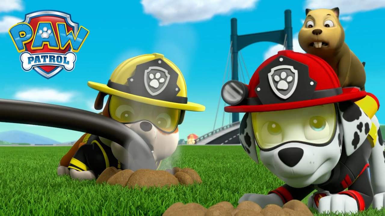 Marshall von der Ultimate Rescue stoppt ein Untergrundfeuer und mehr! - PAW Patrol Germany