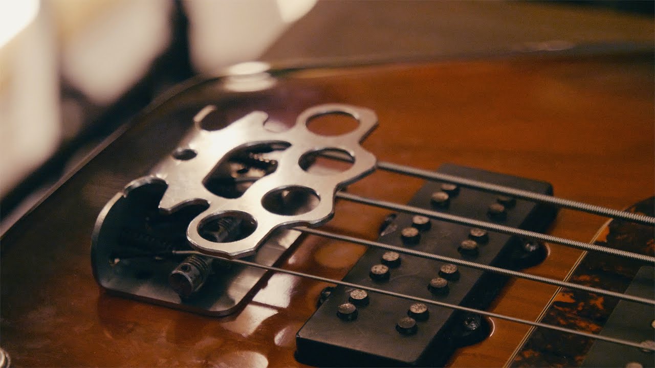 Custom Fender Precision Bass Bridge — Knuckle-Duster Design with Improved Sustain & Bottle Opener