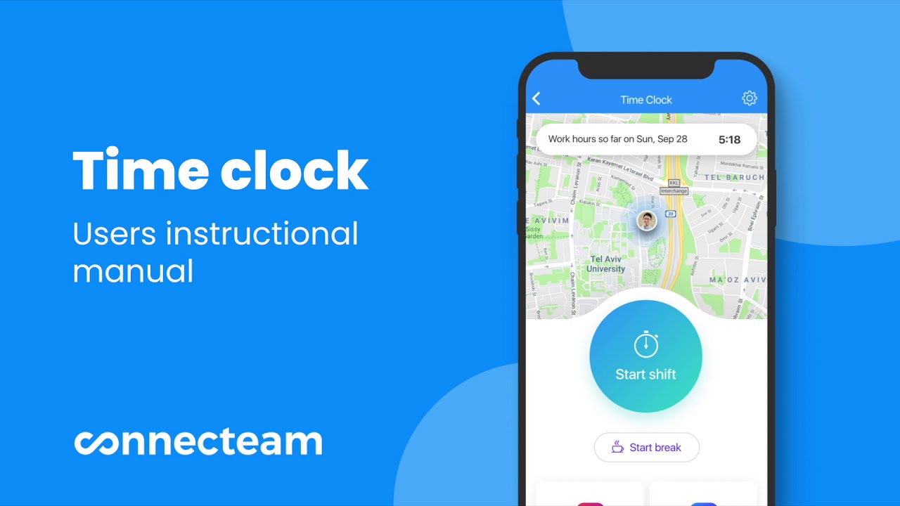 Connecteam | User Guide | How to utilize the Time Clock