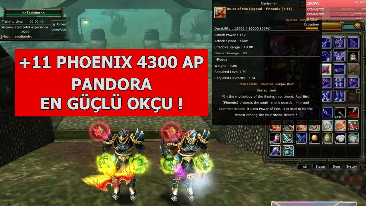 Pandora 4300 AP OKÇU ile PK’da YIKIM! ⚔️ | Knight Online Archer PK
