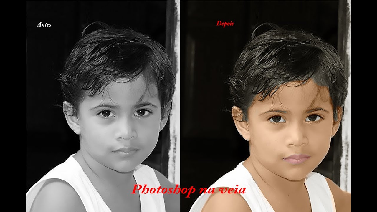COLORIZAÇÃO FOTOS - PHOTOSHOP