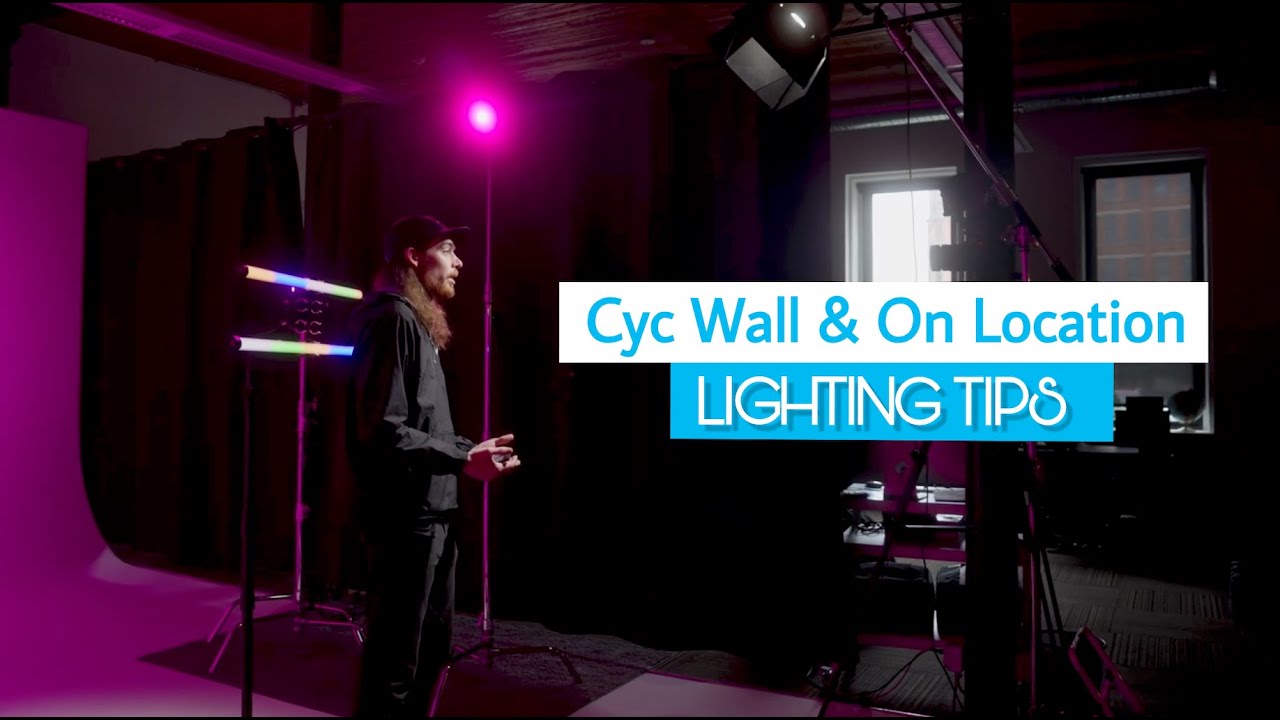 Different Ways to Light a White Cyc Wall, Locations and Podcast Studio