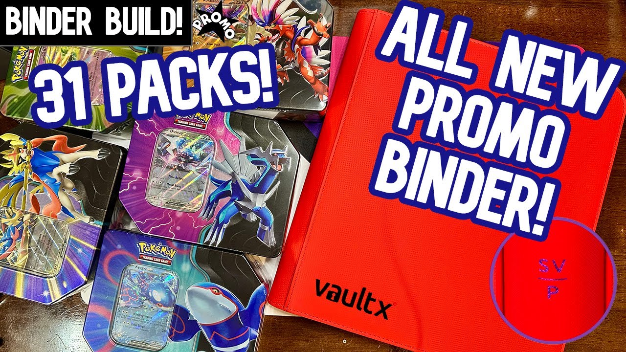 Opening New Black Star Promos and Pokemon BINDER BUILD!