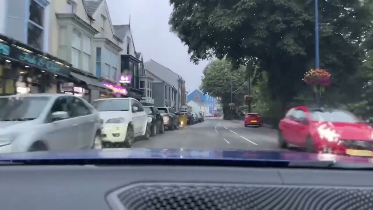 Summer evening drive through Mumbles