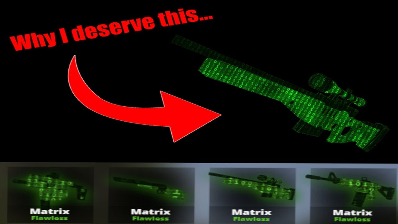 Why I Deserve the Matrix Skin (Deadshot.io)