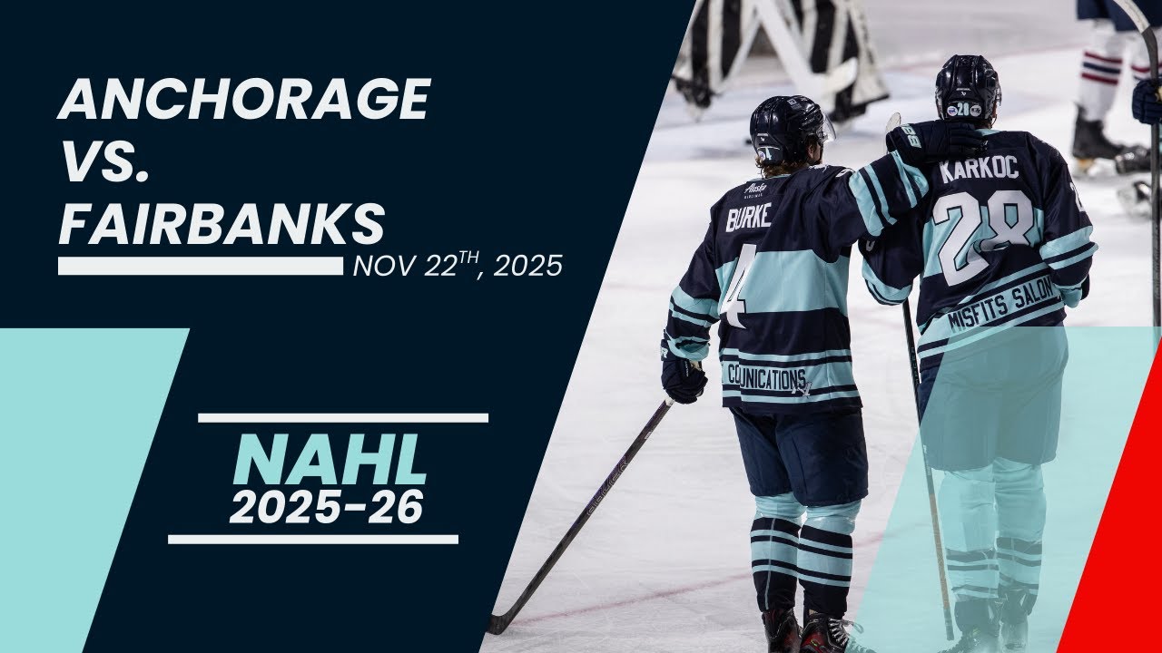 Game Recap: (11/22/25) Anchorage Wolverines vs. Fairbanks Ice Dogs - NAHL 2025-26 Season