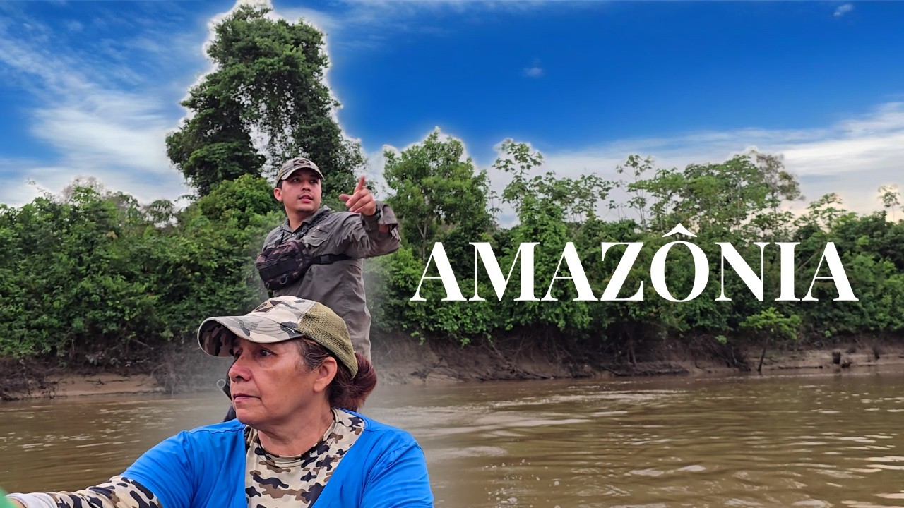 Pescaria SELVAGEM em um RIO ISOLADO da AMAZÔNIA, quase DESISTIMOS MAS...
