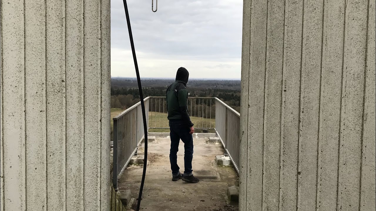 Exploring Wilton park army base//climbing highest building in bucks (165m)
