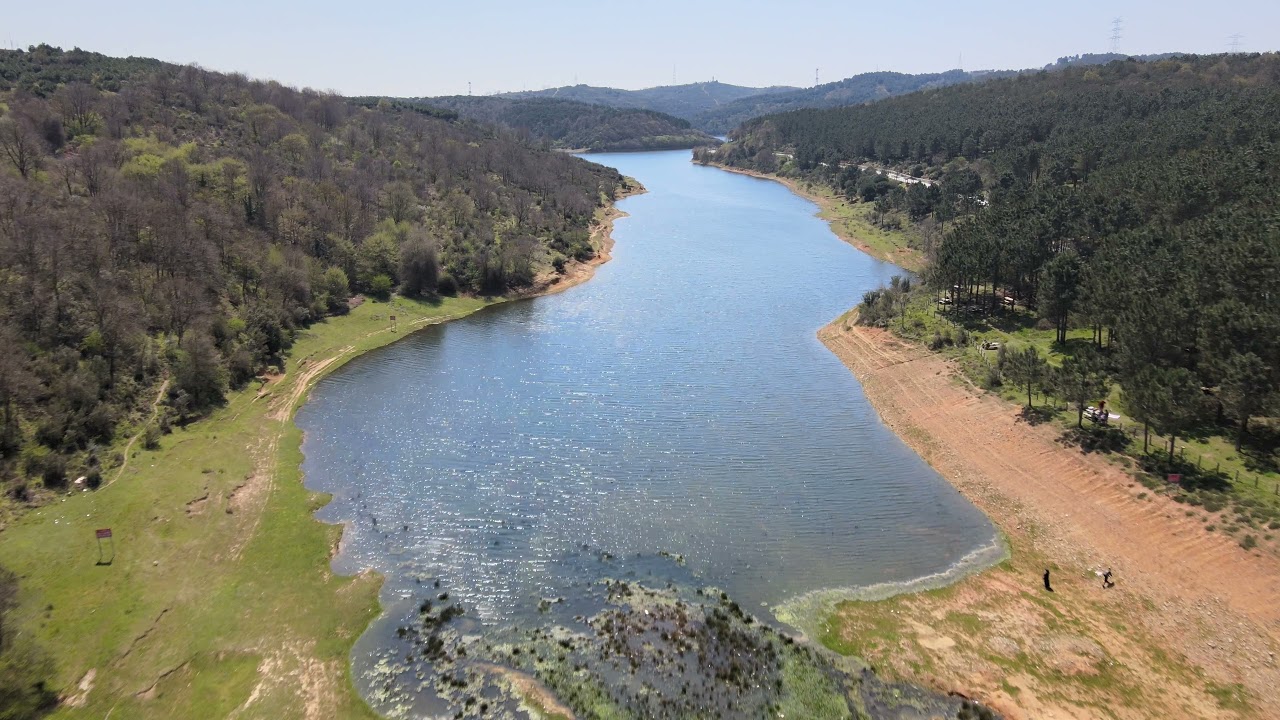 Kemerburgaz Kent Ormanı ve Alibeyköy Barajı, 4K Dron Video