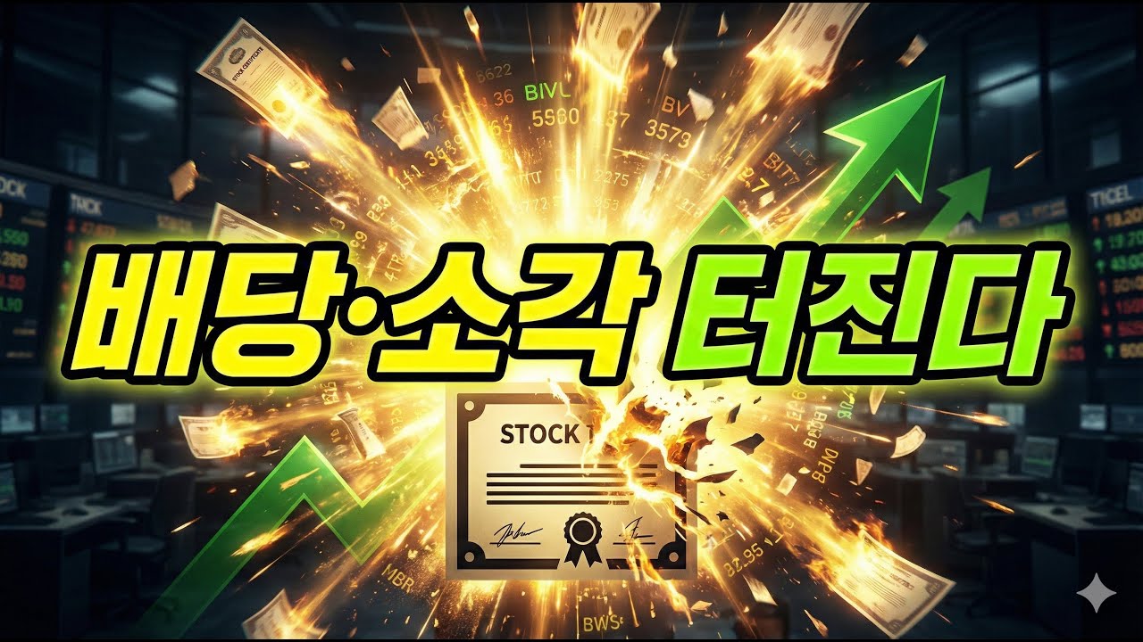 “배당·소각이 왜 주가를 바꾸는가”  #주주환원#배당투자#현금흐름#총주주환원율#PBR저평가#한국주식#주식투자#배당주#자사주소각#밸류업#저평가주식#가치투자