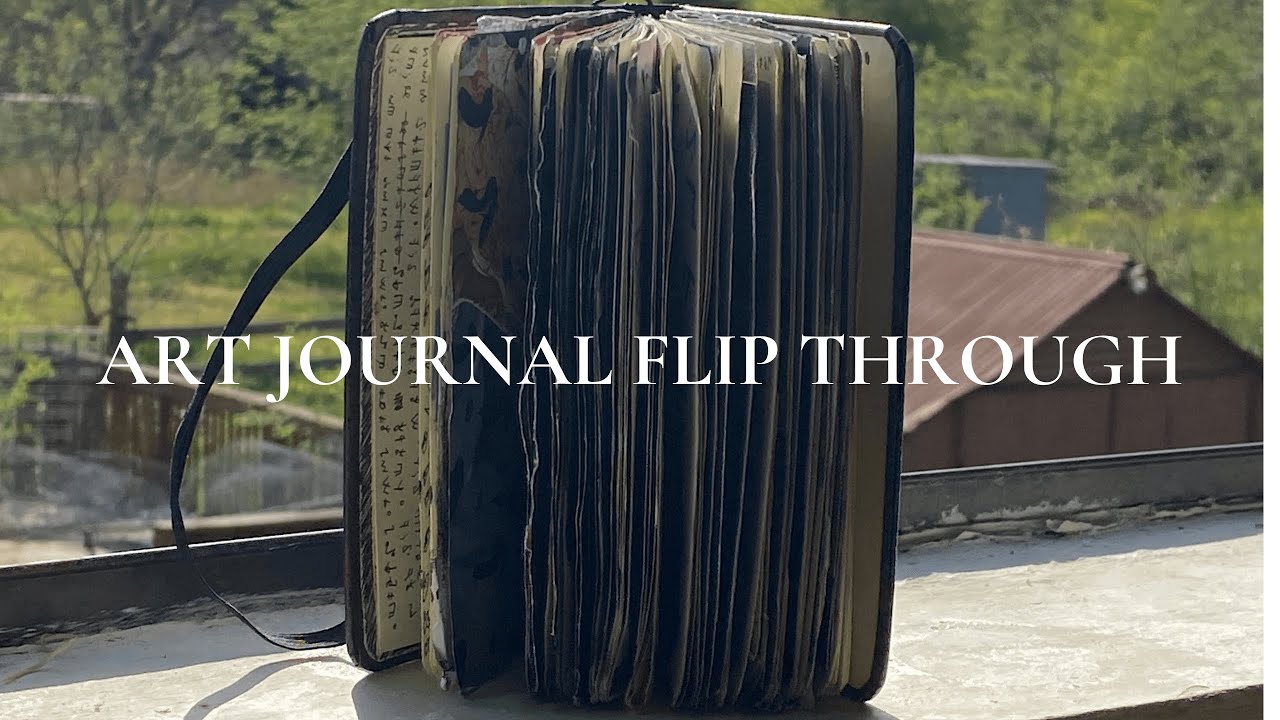 art journal flip through (no talking)